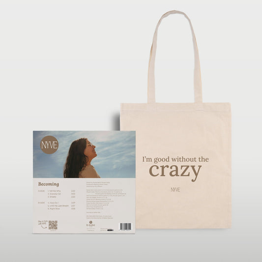 Becoming – Vinyl & Tote Bag Bundle - NYVE Shop