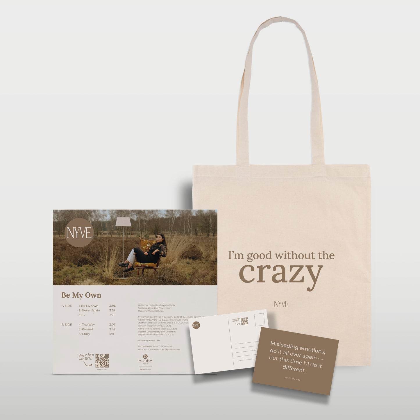 The full NYVE experience — to listen, to carry, to feel.