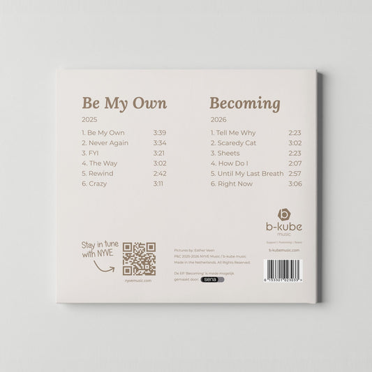 NYVE CD Collection: Be My Own & Becoming EPs on CD - NYVE Shop