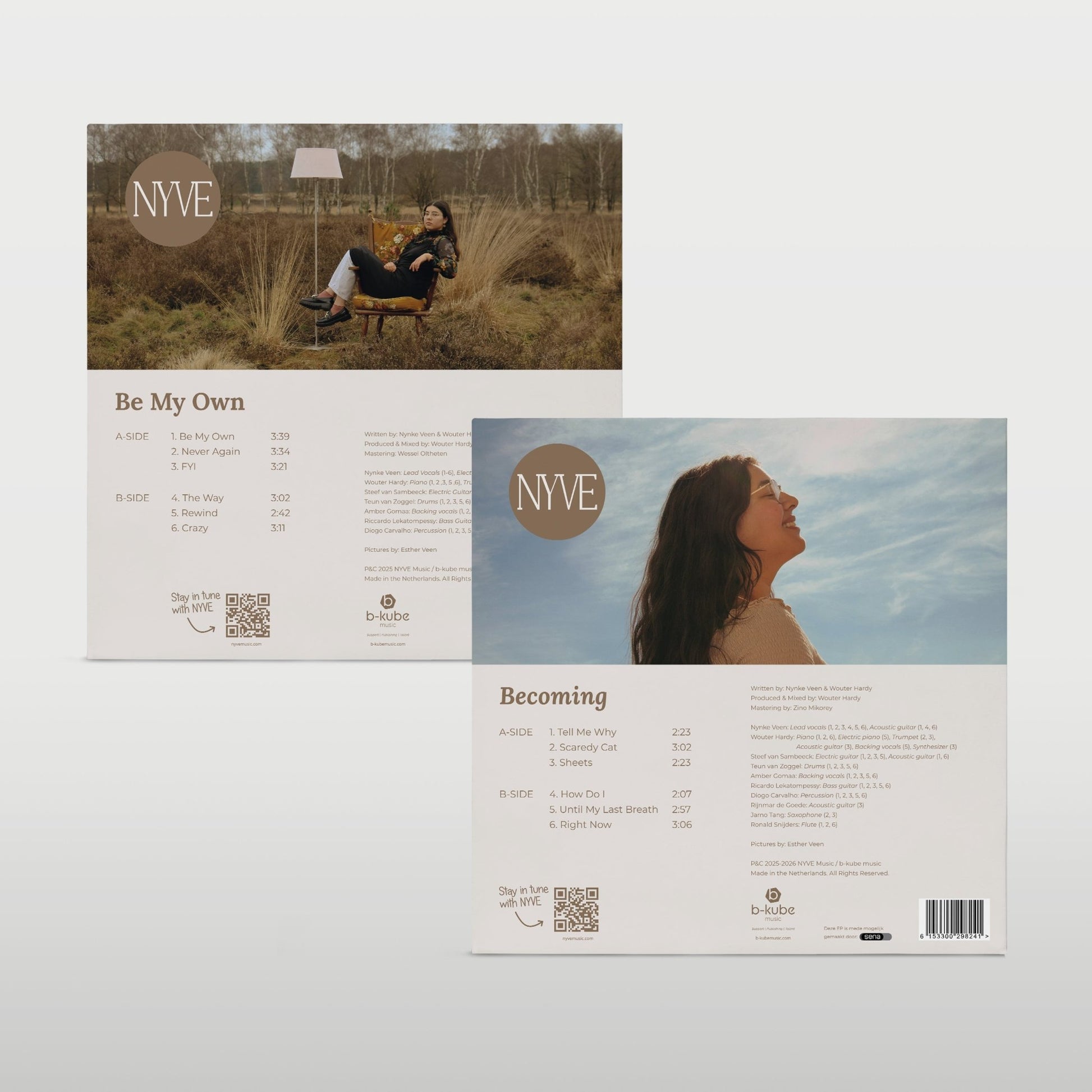NYVE Vinyl Collection: Be My Own & Becoming EPs Limited Edition 12" Vinyl Set - NYVE Shop